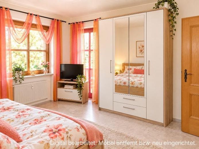 Charmant appartement de 3 pièces en rez-de-chaussée avec terrasse, balcon et garage à Roth – Photo 7