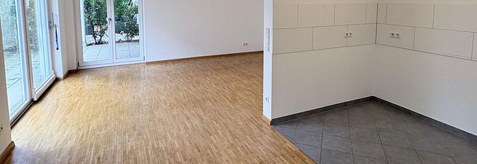 Wohn- und Essbereich mit Küche