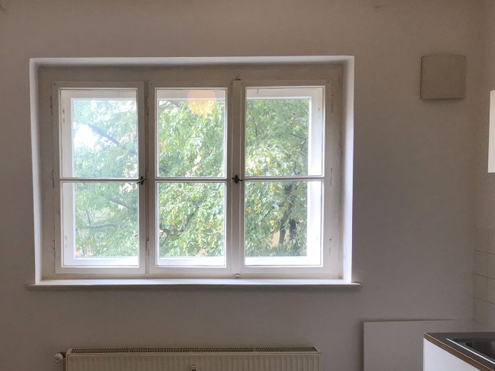 Groene Kissingenviertel, Birkenhof – Küchenfenster nach Norden