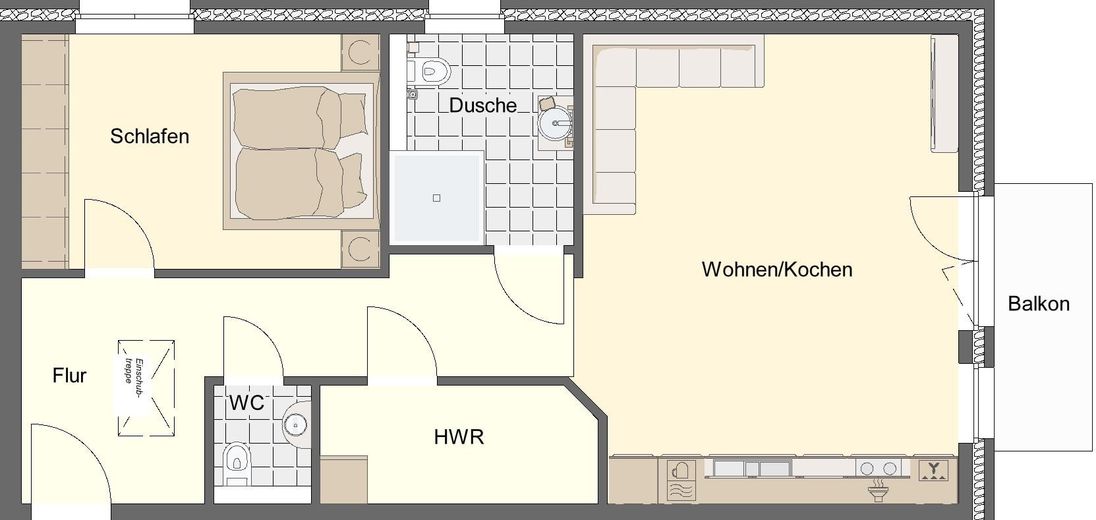 Wohnung 7 Obergeschoss