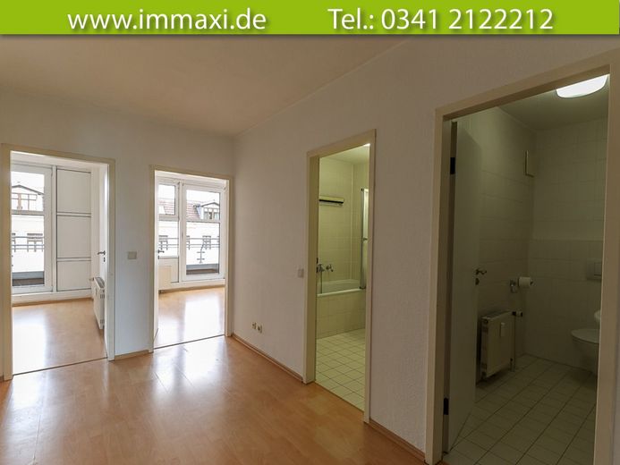 LEIPZIG-GOHLIS + 3-RAUM WOHNUNG MIT BALKON + AUFZUG AB SOFORT – Flur