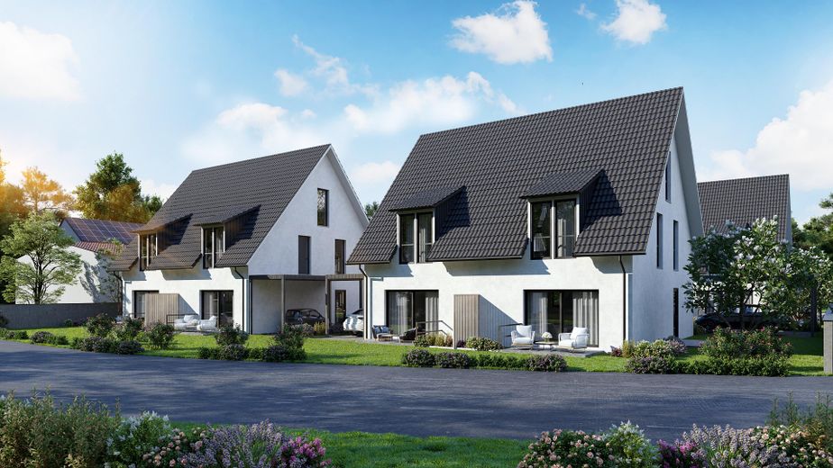 Gartenansicht Haus 5-8