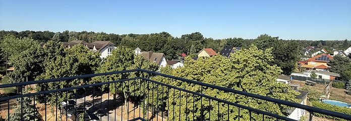 Blick vom Balkon Richtung West