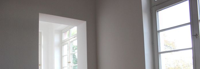 Wohnzimmer mit kleinem Erker