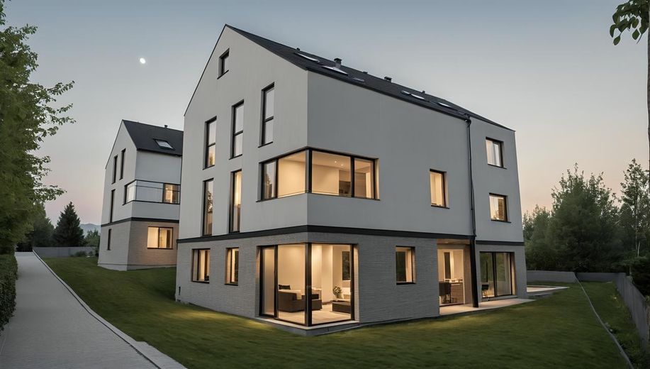 MAISON 2 I Dernier étage en première occupation : 2 pièces, balcon et cuisine équipée – Visualisierung Außen