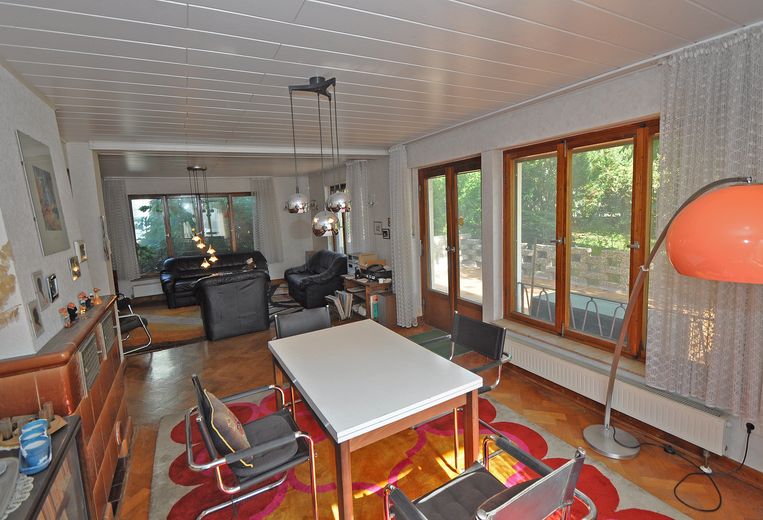 Giessen-Schwanenteichviertel'de 2 aileli ev - merkezi ve sakin, seçkin konum – EG-Wohnzimmer