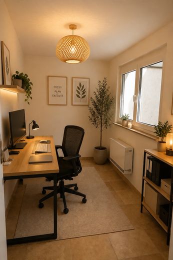 Esnek birim, teras ve bodrum ile mutlak en iyi konumda – Büro KI Beispiel