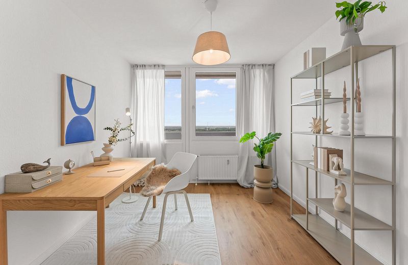 Exklusives Wohnen über den Dächern der Stadt – provisionsfrei – Arbeitszimmer