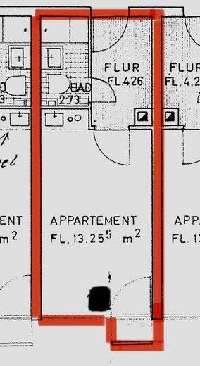 Bezugsfreies renoviertes 1-Zimmer-Appartement mit Balkon – Foto 7