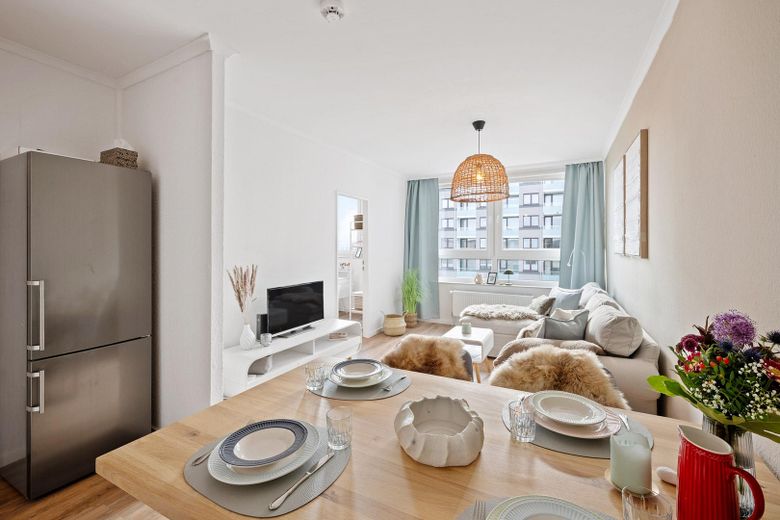 Blick in das Wohn/ Esszimmer 