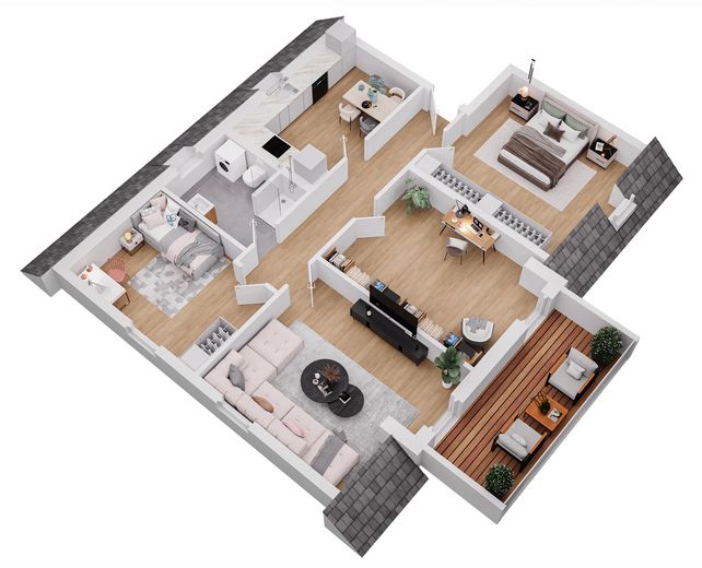 3D-Grundriss