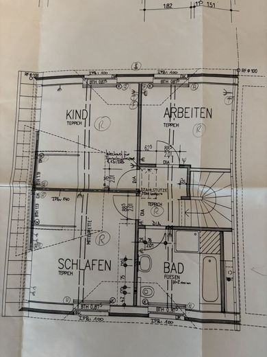 Charmante Doppelhaushälfte im Märchenviertel von Hemmingen-Arnum - mit Photovoltaik, Kamin, Klimaanlage &amp; Gartenhäusern – Grundriss-OG