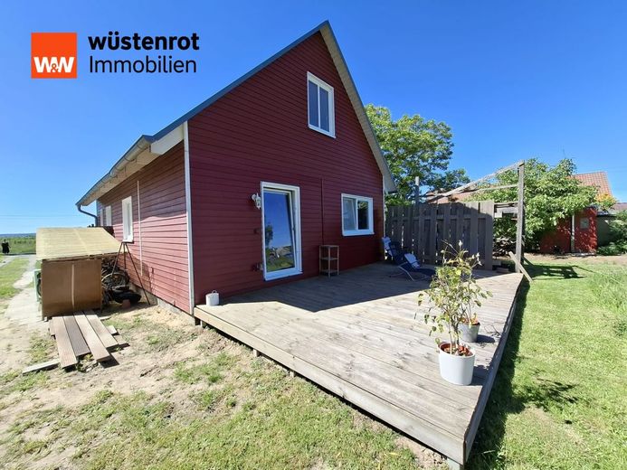 Verliebt euch in nordisches Flair: Attraktives Haus, Garten, Weitblick auf Obstplantagen - Ruhe pur! – Nordterrasse