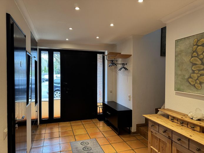 Blick auf die Eingangstür