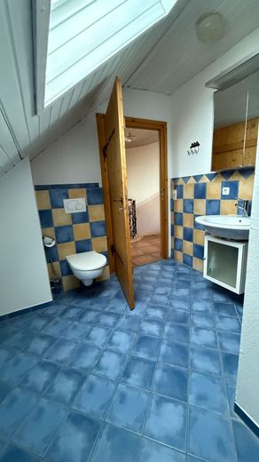 Viel Platz aufgeteilt in 2 Eigentumswohnungen in Chiemseenähe – DG Bad