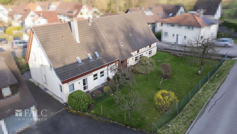 Hofanwesen mit Potenzial - FALC-Immobilien Öhringen – Luftaufnahme West