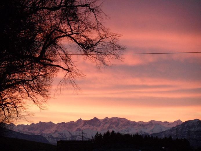 Bergblick vom Balkon