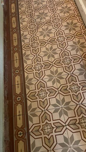 Fußbodendetail