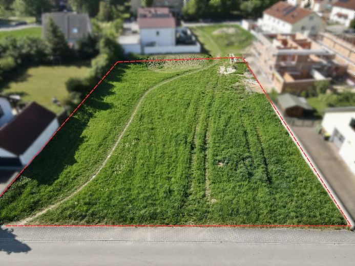 Draufsicht von der Straße 