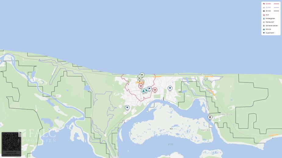 Klein anfangen, groß entwickeln - seltene Gelegenheit in Zingst – Site plan