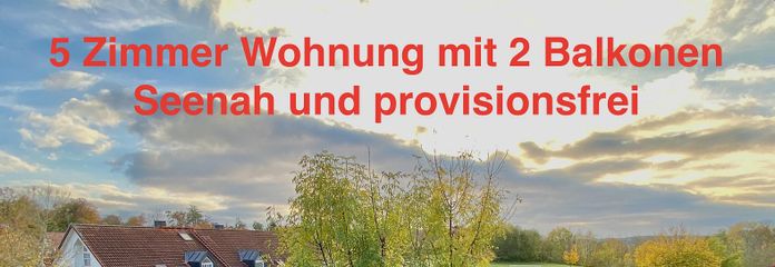 helle, großzügige Wohnung mit Weitblick fußläufig zum Pilsensee – Ausblick