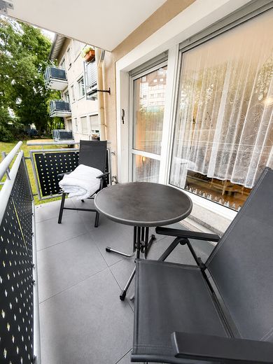 Aantrekkelijk 3-kamerappartement op de begane grond in geliefde woonomgeving van Koblenz-Zuid – BALKON