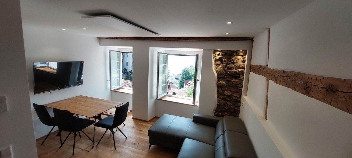Quatre appartements entièrement rénovés de grande qualité sur les remparts historiques de Meersburg avec une vue magnifique – Photo 14