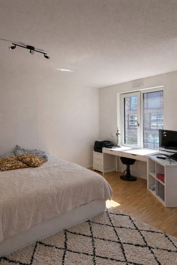 1-Zimmer Appartment mit Dachterrasse im wunderschönen Marina Quartier HC47 – Schlafbereich