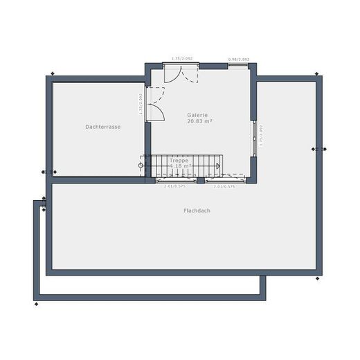 Innovative Bautechnik - Zukunftssicher wohnen – Grundriss Obergeschoss