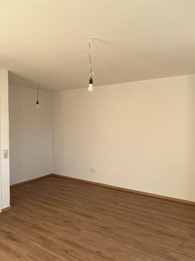 Stilvolle, neu sanierte 1-Zimmer Wohnung inkl. Balkon und EBK – Wohn- und Schlafzimmer