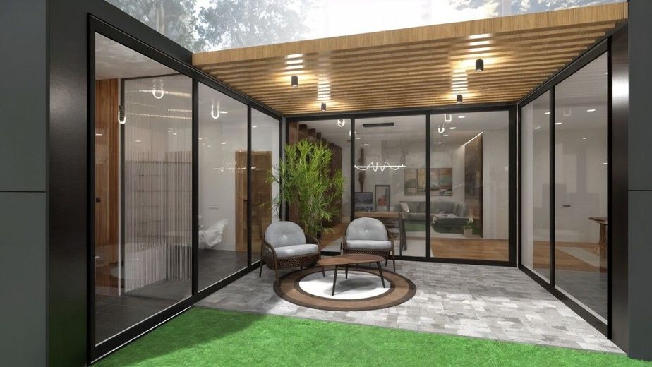 Exquisites Baugrundstück inkl. Baugenehmigung für einen Designer Bungalow mit ca. 77 qm Wohnfläche – 008