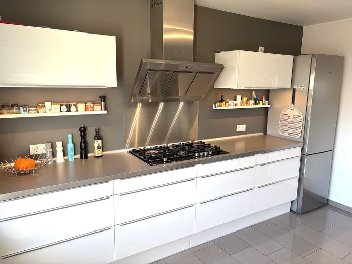 Eklentili, şömineli, bahçeli ve teraslı modern müstakil ev - 260 m²'ye kadar yaşam alanı – Küche