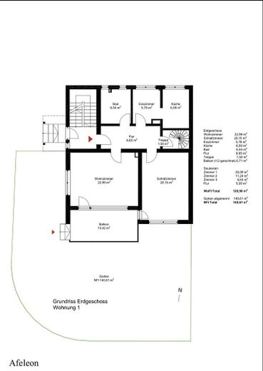 Wohngefühl wie im Einfamilienhaus – Gartenwohnung mit Balkon & Garage +++ provisionsfrei +++ – Foto 20