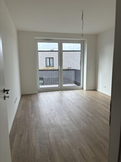 Schöne Neubauwohnung im Stadtzentrum – Schlafzimmer