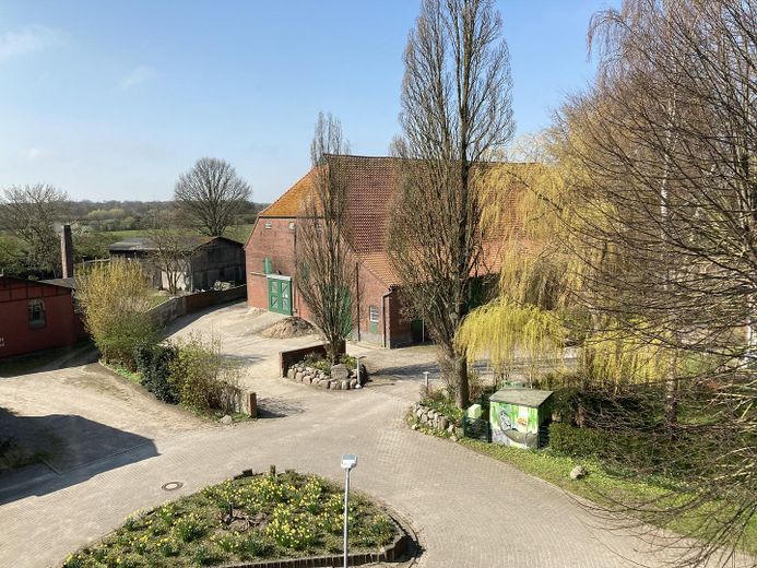 Blick vom Balkon