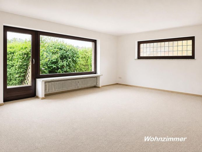 Sans commission – sans agent immobilier | Un espace modulable avec jardin idyllique à 5 km de la mer – Wohnzimmer