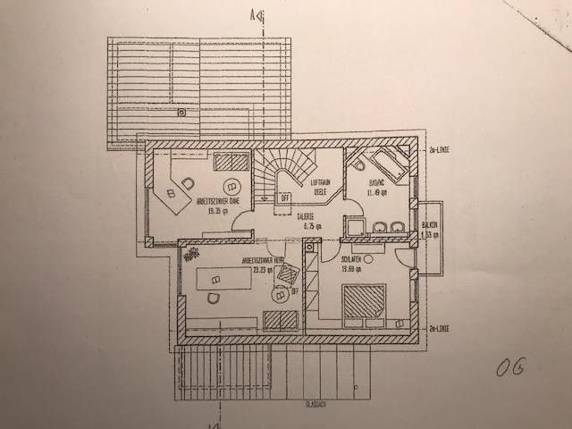 Lichtdurchflutetes Architektenhaus – Grundriss OG