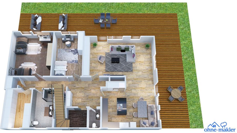 Renovated single-family home + self-contained apartment Roetgen – Erdgeschoss