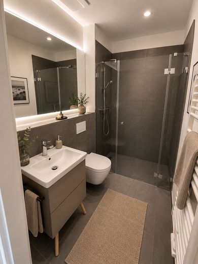 Penthouse-Wohnung mit Dachterasse, Klimaanlage, hochwertiger Einbauküche und Ankleide – Foto 11