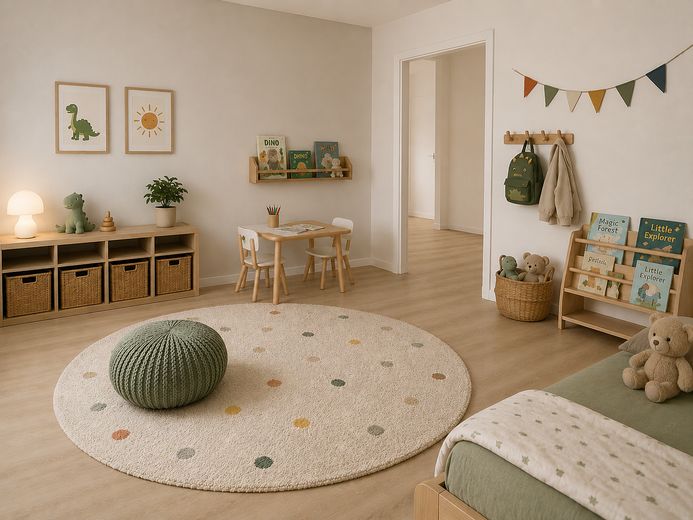 Frisch sanierte 3-Raum-Wohnung in ruhiger Lage – Kinderzimmer