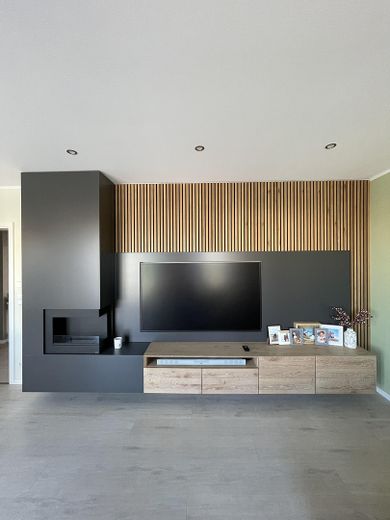 Wohnwand im Wohnzimmer