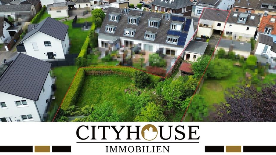 CITYHOUSE: In Top-Lage von Brauweiler! Großes Grundstück mit viel Potenzial! – Ansicht Gartenseite
