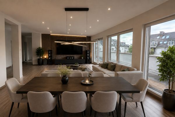 Provisionsfreies Traumhaftes Penthouse mit privater Dachterrasse und Fahrstuhl direkt in die Wohnung