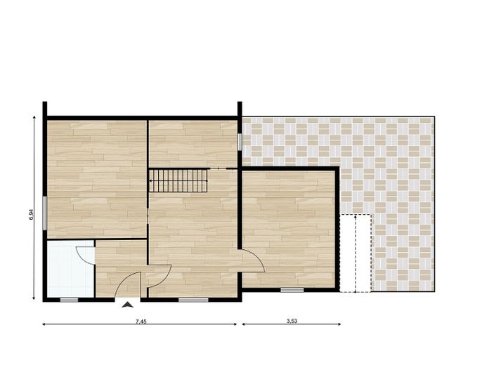Casa bifamiliare con potenziale di ampliamento – Foto 8