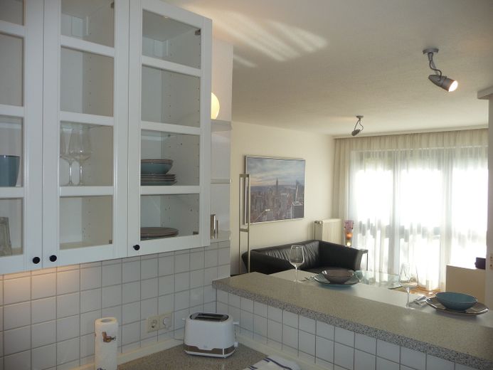 Exklusive, möblierte, ebenerdige Wohnung! Ruhige Toplage Münster-Nord-Wilkinghege – Küche