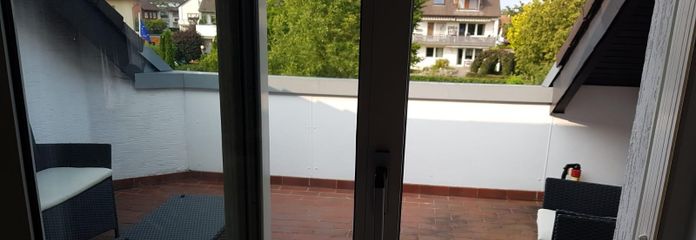 Blick auf die Loggia