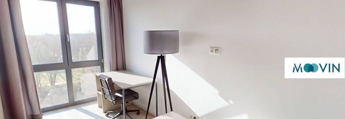 Möbliertes Standard-Apartment mit EBK, ALL-IN-MIETE, UVM. am Rheinufer – Arbeitsbereich