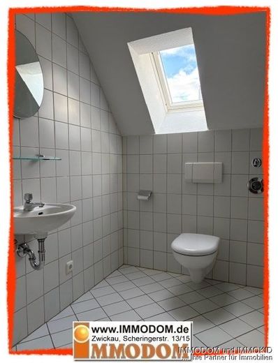 2-Zimmer-Wohnung mitten im Herzen von Zwickau – Gast-WC