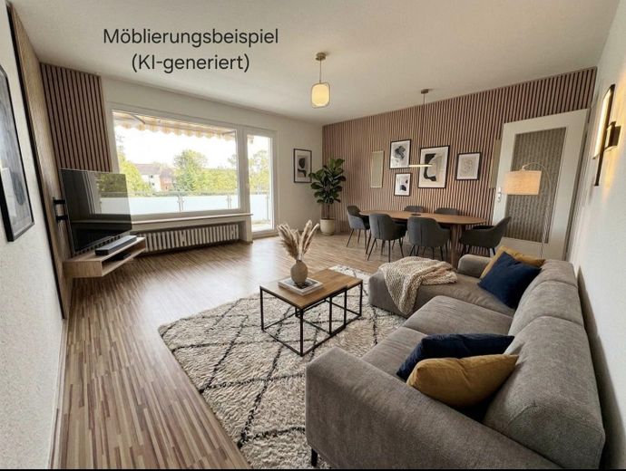 Gepflegte, helle 3,5-Zimmer-Wohnung mit Balkon, Aufzug & Grünblick am Gervinuspark – Foto 4