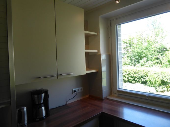 Well-laid-out apartment with a view of the greenery, top energy efficiency, top condition – Küche, Ausblick